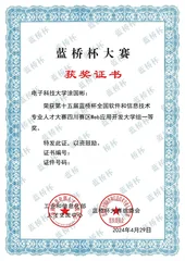 Blue Bridge Cup · Sichuan First Prize
